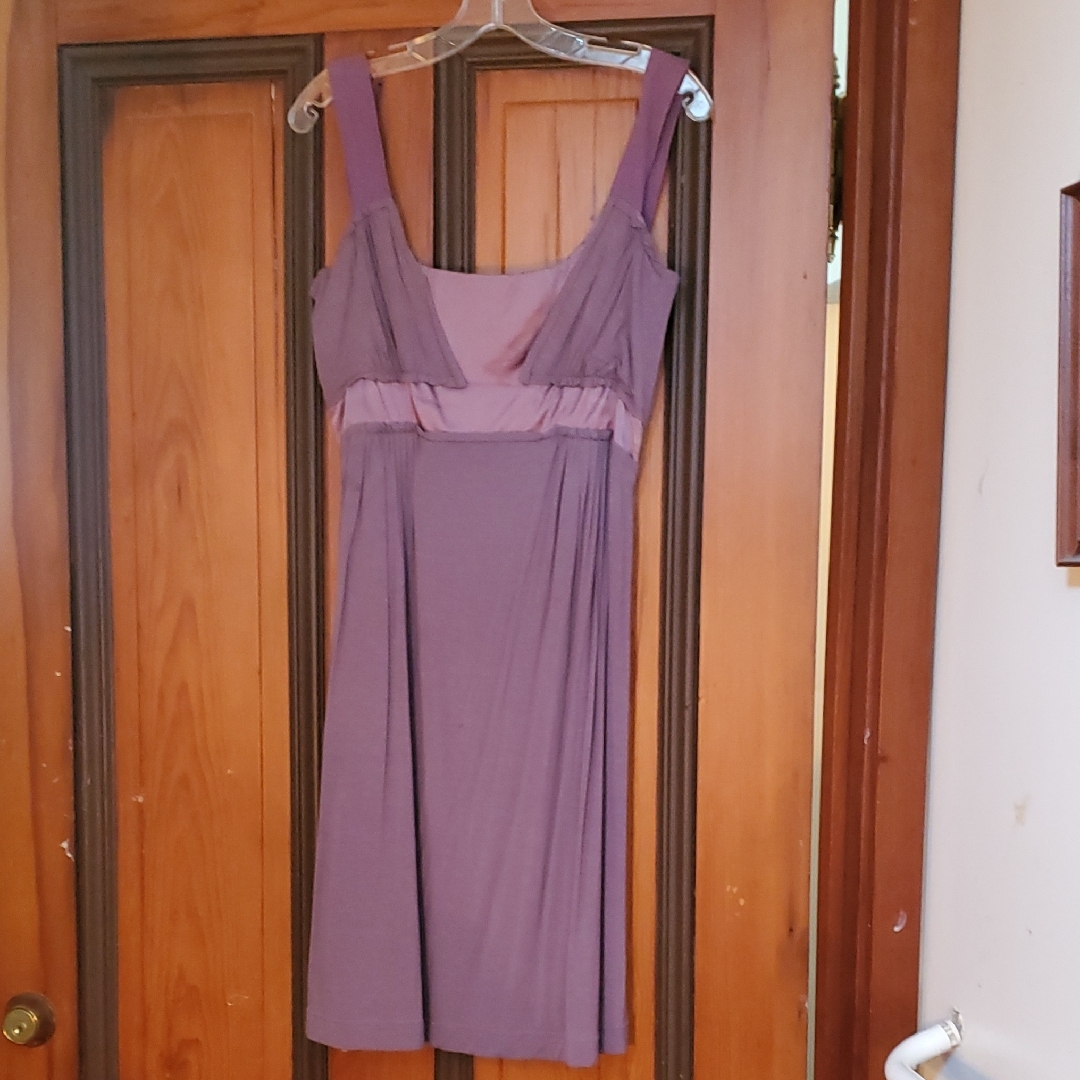 Philosophy Di Alberta Ferretti Purple Sleeveless Midi Dress